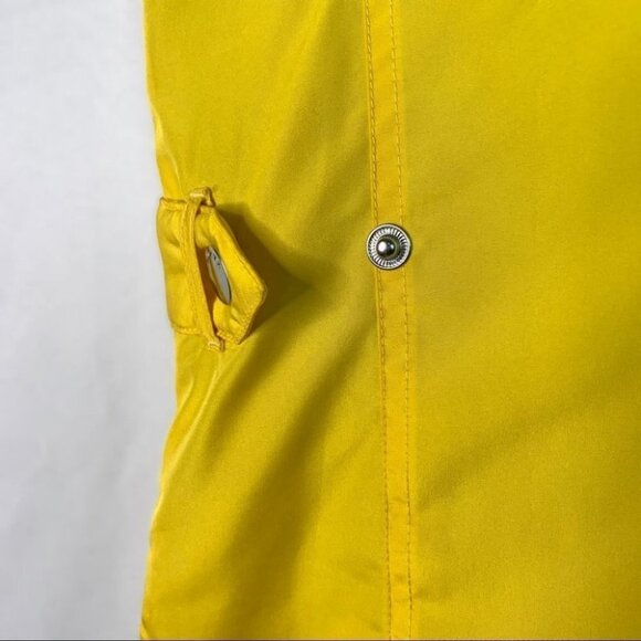 COLUTHA YELLOW SLEEVELESS WINDBREAKER SPRING OUTDOOR JACKET WOMEN SIZE SMALL - Picture 12 of 16